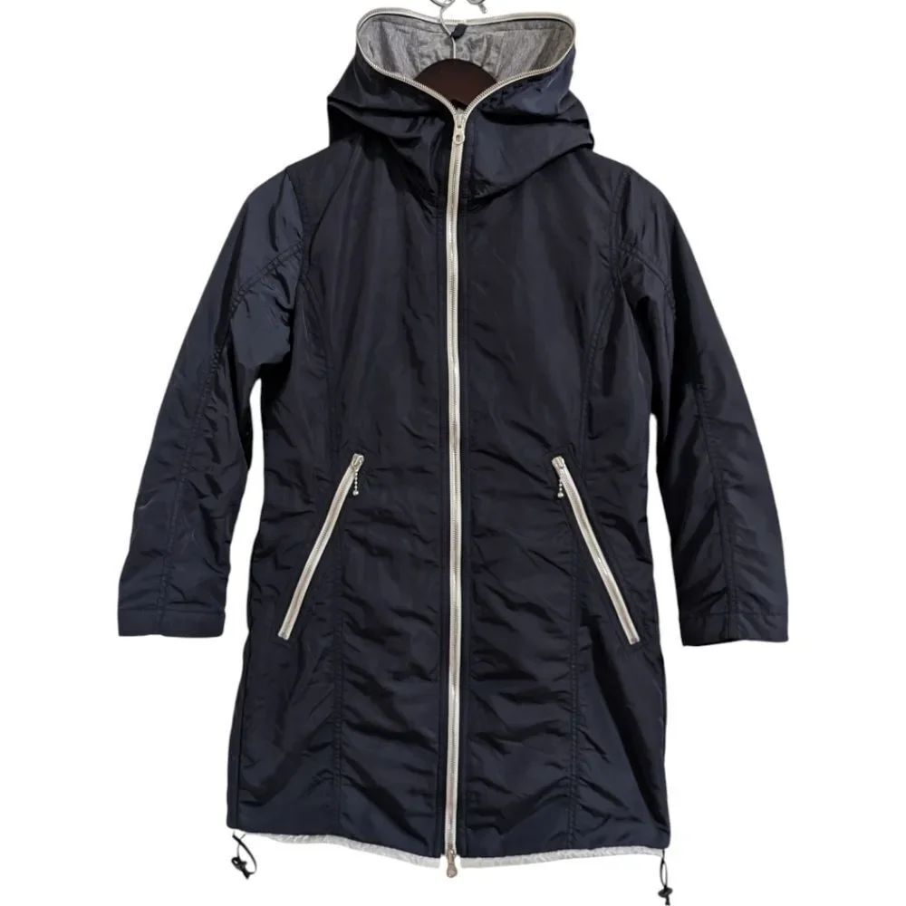 DUVETICA Navy Lightweight Down Jacket | Size 42 | Pure Goose Down
